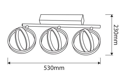 aplique de pared medidas